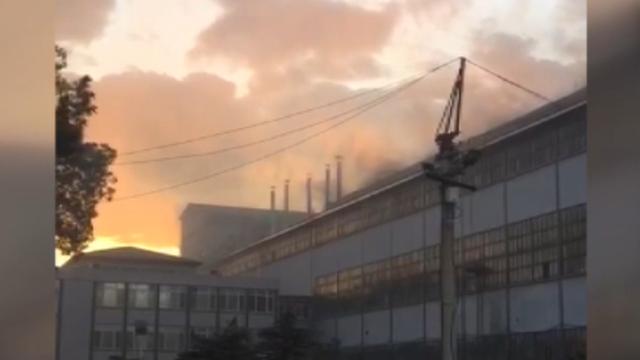 Ankara'da şeker fabrikasında çıkan yangın söndürüldü