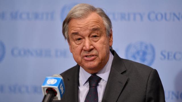 Guterres, BM Güvenlik Konseyinden Suriye'ye insani yardımların bir yıl daha uzatılmasını istedi