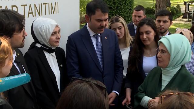 Emine Erdoğan iklim elçileriyle sohbet etti