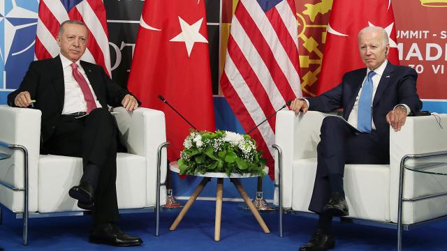 Cumhurbaşkanı Erdoğan-Biden görüşmesi sona erdi