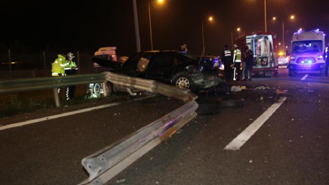 Anadolu Otoyolu'nda trafik kazası: 2 ölü, 2 yaralı