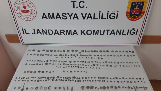 Amasya'da 347 parça tarihi eser ele geçirildi