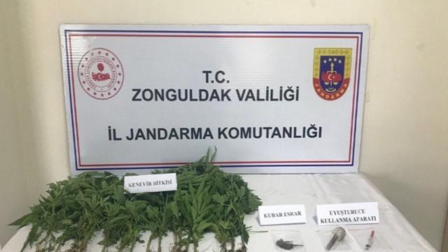 Zonguldak'ta uyuşturucu operasyonlarında yakalanan 2 şüpheli tutuklandı
