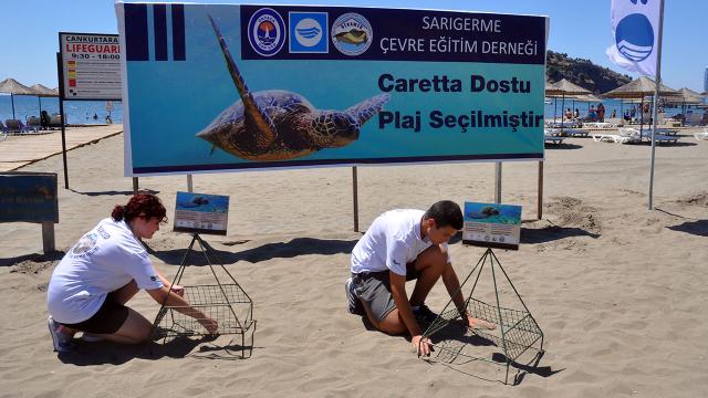 Muğla'daki halk plajına 'Caretta Dostu Plaj' unvanı verildi
