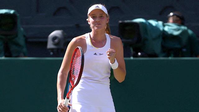 Wimbledon'da kadınlarda şampiyon Elena Rybakina
