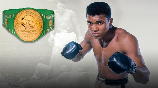 Muhammed Ali'nin şampiyonluk kemeri 6,18 milyon dolara satıldı