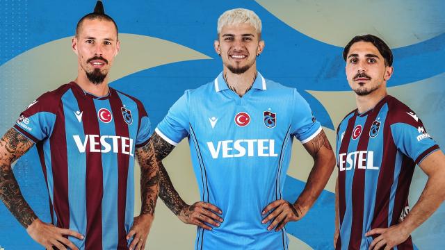 Trabzonspor'un yeni sezon formaları satışa sunuldu