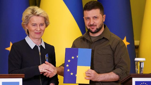 Von der Leyen'den Ukrayna'ya üyelik sürecinde destek sözü