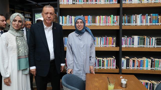 Cumhurbaşkanı Erdoğan Nevmekan Sahil'i ziyaret etti