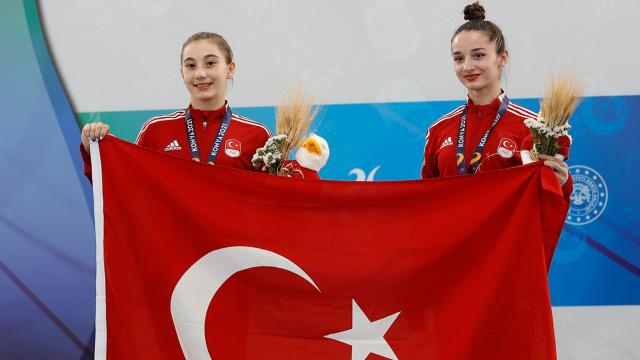 Artistik cimnastikte milli sporcular 6 madalya kazandı