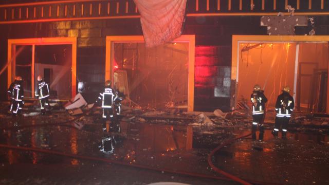 Kayseri OSB'de iki iş yerinde yangın