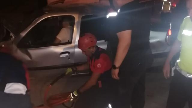 Denizli'de trafik kazası: 1 ölü, 4 yaralı