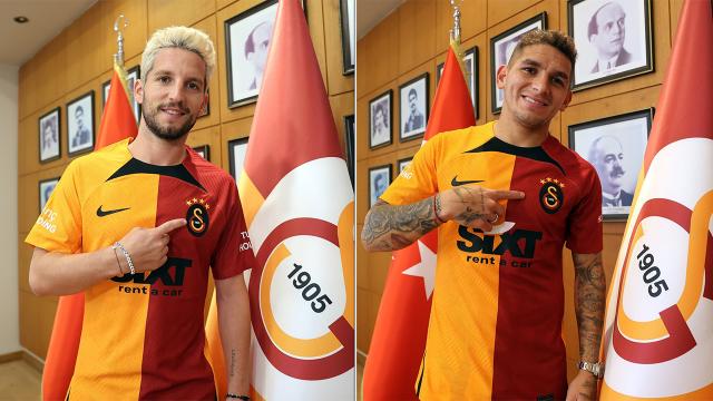 Lucas Torreira ve Mertens Galatasaray'da