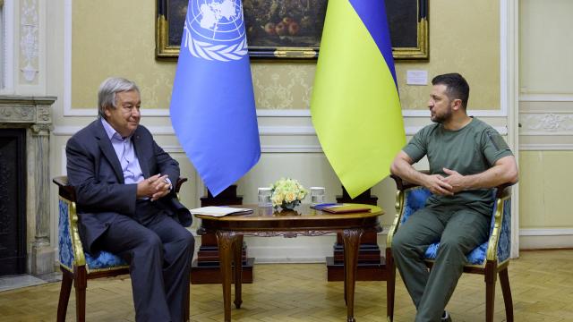 Zelenskiy Guterres ile görüştü: BM Zaporijya'nın güvenliğini sağlamalı