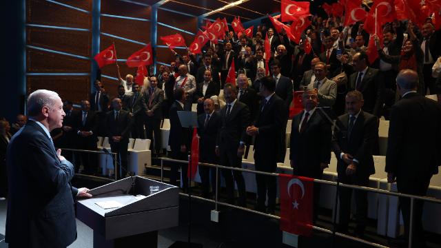 Cumhurbaşkanı Erdoğan ABD'deki Türk vatandaşlarıyla bir araya geldi