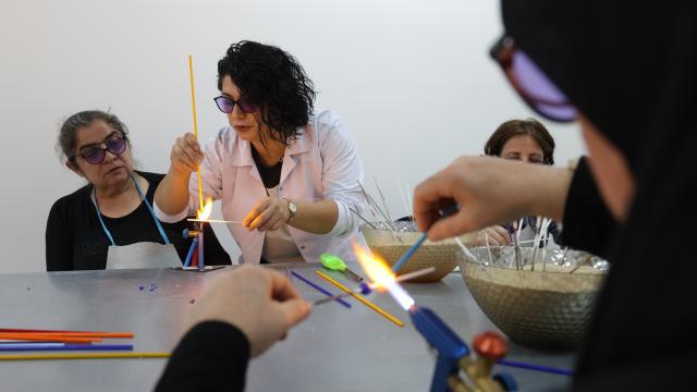 Nevşehir Belediyesinin kurslarında kadınlar ücretsiz atölye eğitimlerine katılıyor