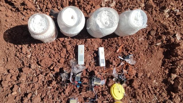 Afrin'de eylem hazırlığı: 12 kilogram patlayıcı ele geçirildi