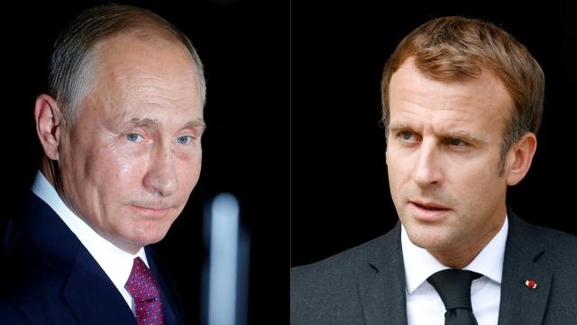 Macron, uluslararası toplumu "Putin'e azami baskı yapmaya" çağırdı