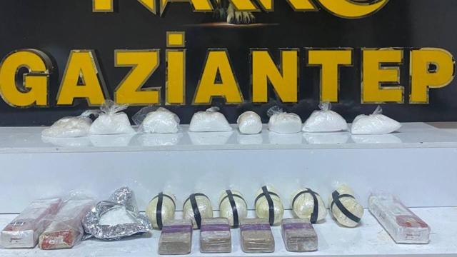 Gaziantep'te tırda 11 kilogram uyuşturucu ele geçirildi