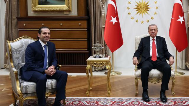 Cumhurbaşkanı Erdoğan, Lübnan eski Başbakanı Hariri'yi kabul etti