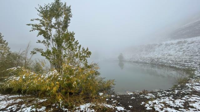 Erzurum ve Kars'ta etkili olan kar yüksek kesimleri beyaza bürüdü