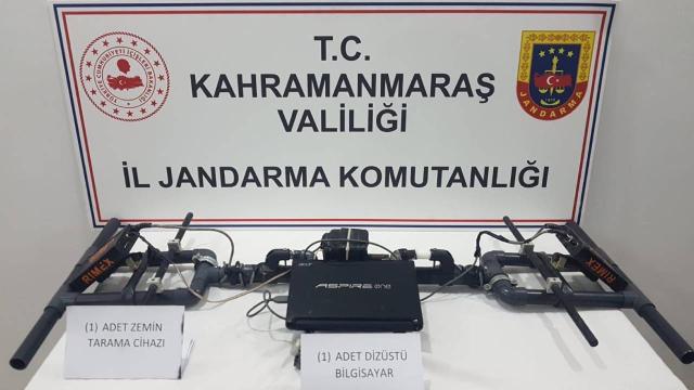 Kahramanmaraş'ta kaçak kazı yapan 4 kişiye gözaltı