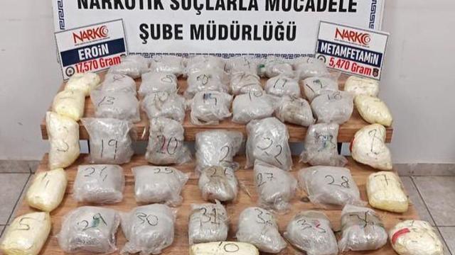Mardin'de 23 kilogram uyuşturucu ele geçirildi