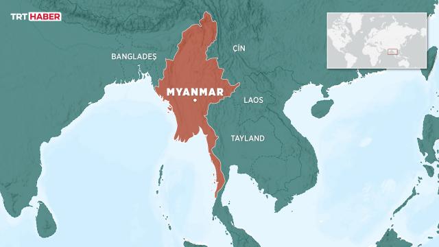Myanmar ordusunun düzenlediği hava saldırısında en az 60 kişinin öldüğü iddiası