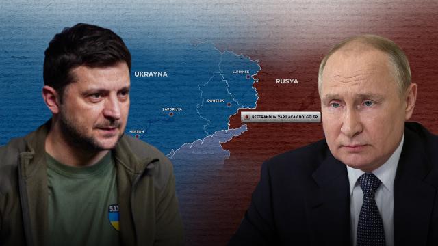 Zelenskiy, Rusya'nın Ukrayna'nın bazı bölgelerini ilhak kararını geçersiz ilan etti