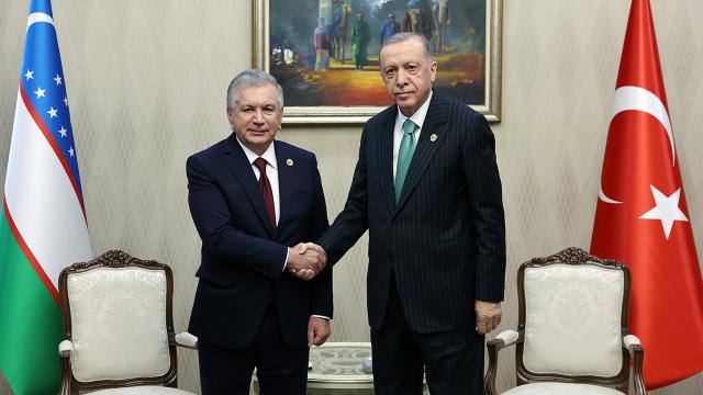 Cumhurbaşkanı Erdoğan'dan Astana'da diplomasi trafiği