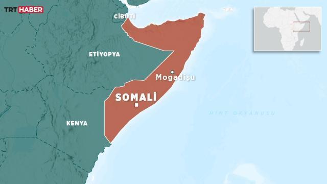 Somali'nin Kismayo şehrinde bir otele saldırı düzenlendi
