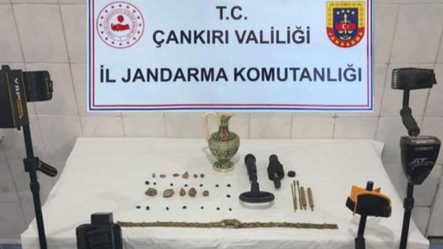 Çankırı'da tarihi eser kaçakçılığı: 6 gözaltı