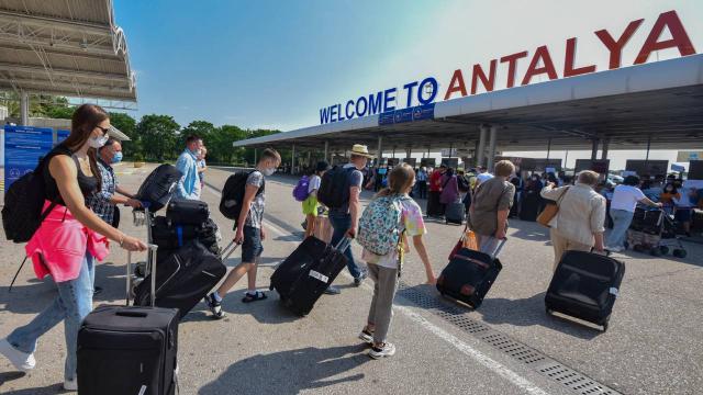 Antalya'da ekim ayında turist rekoru kırıldı