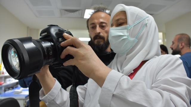 Trabzon'da sağlık çalışanlarına fotoğrafçılık eğitimi veriliyor