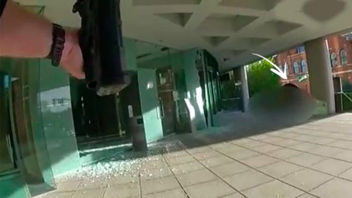 ABD'de 5 kişinin can verdiği banka saldırısı polis kamerasında! Bu türlü etkisiz hale getirildi