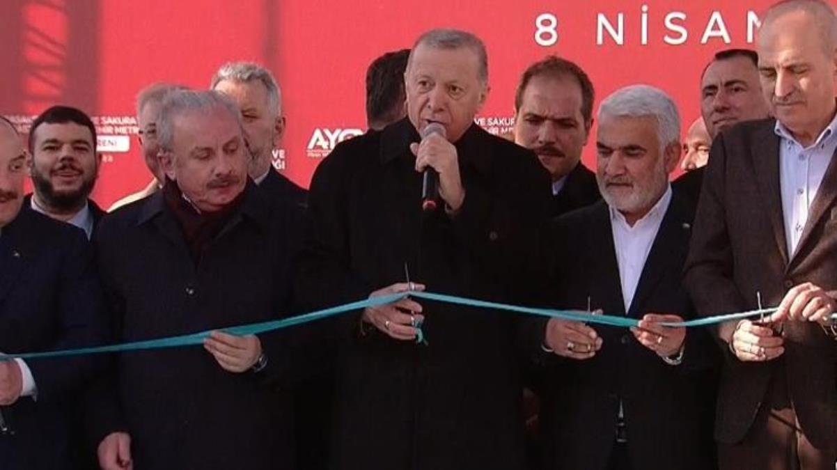 Başakşehir-Kayaşehir Metro Sınırı, Cumhurbaşkanı Erdoğan'ın iştirakiyle açıldı