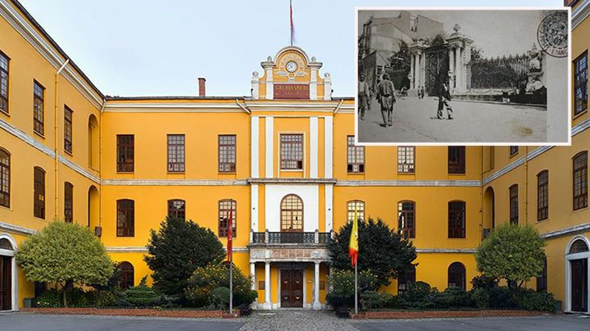 Galatasaray Lisesi'nde hırsızlık şoku! 150 yıldır birebir yerde duran tarihi yılan heykeli çalındı