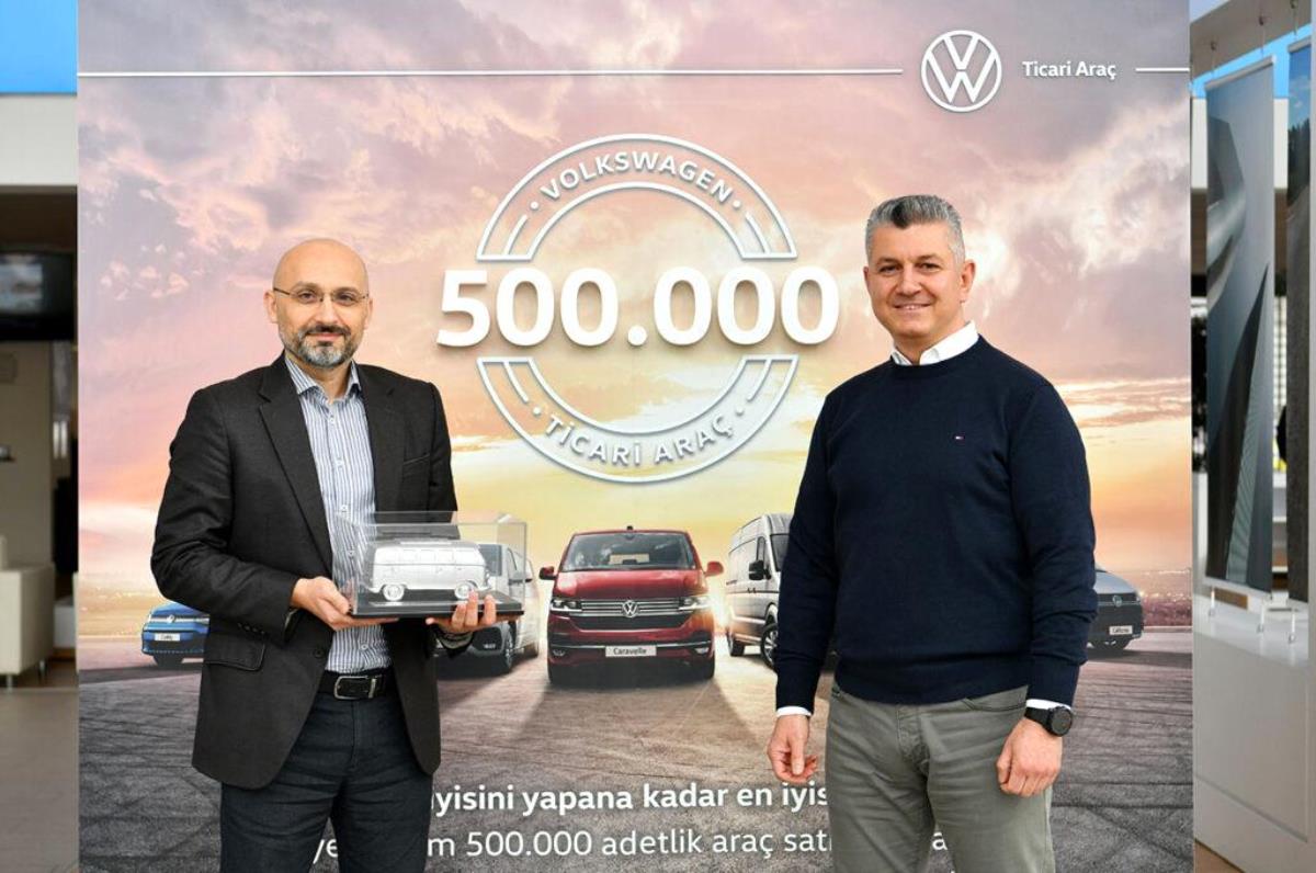Volkswagen Ticari Araç Türkiye'de 500 bin satışa ulaştı