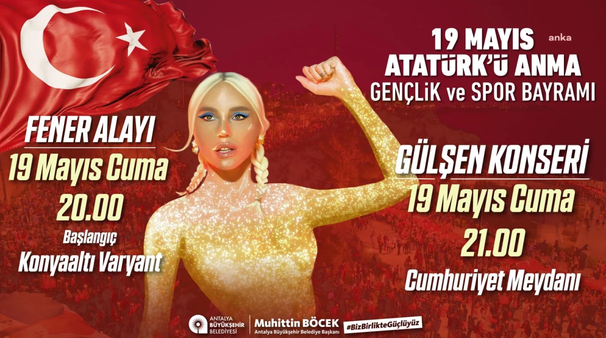 Antalya Büyükşehir Belediyesi, 19 Mayıs'a Hazır