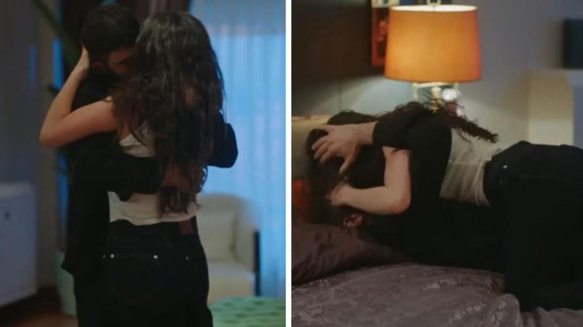 Boşanmasıyla gündemden düşmeyen Demet Özdemir'in Adım Farah dizisindeki yatak sahnesi kasıp kavurdu