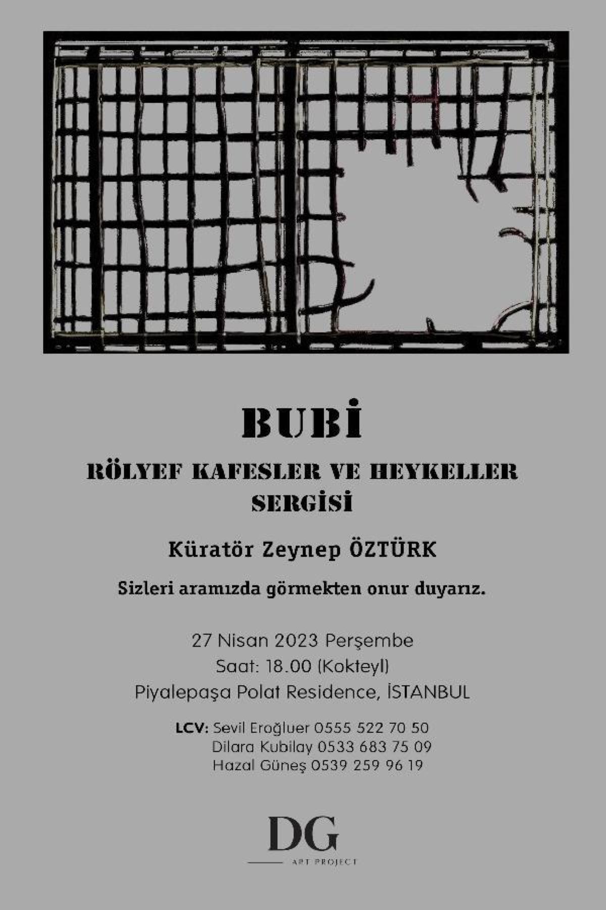 BUBİ'nin 'Rölyef Kafesler ve Heykeller Sergisi' açılıyor