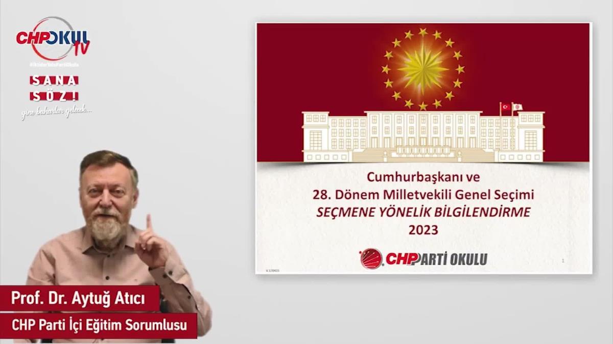 CHP Parti Okulu Sandık Güvenliği Eğitimini Toplumsal Medyada Paylaştı