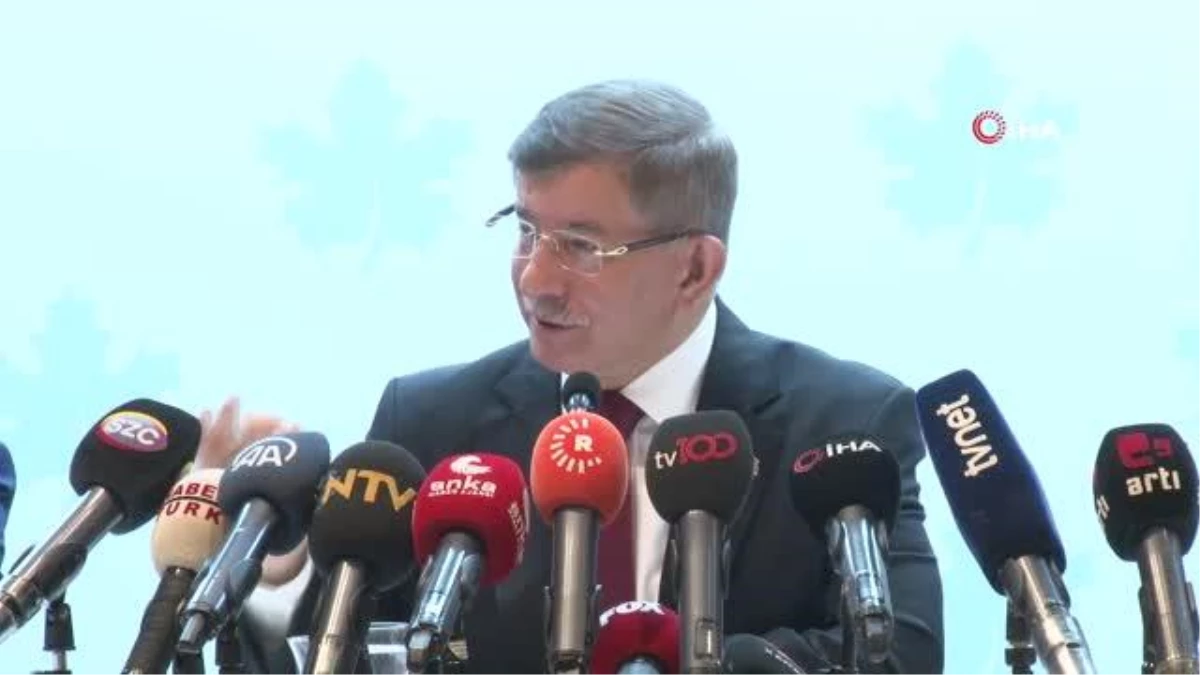 Gelecek Partisi başkanı Davutoğlu: 'Kayyum atamak halkı cezalandırmak demektir'
