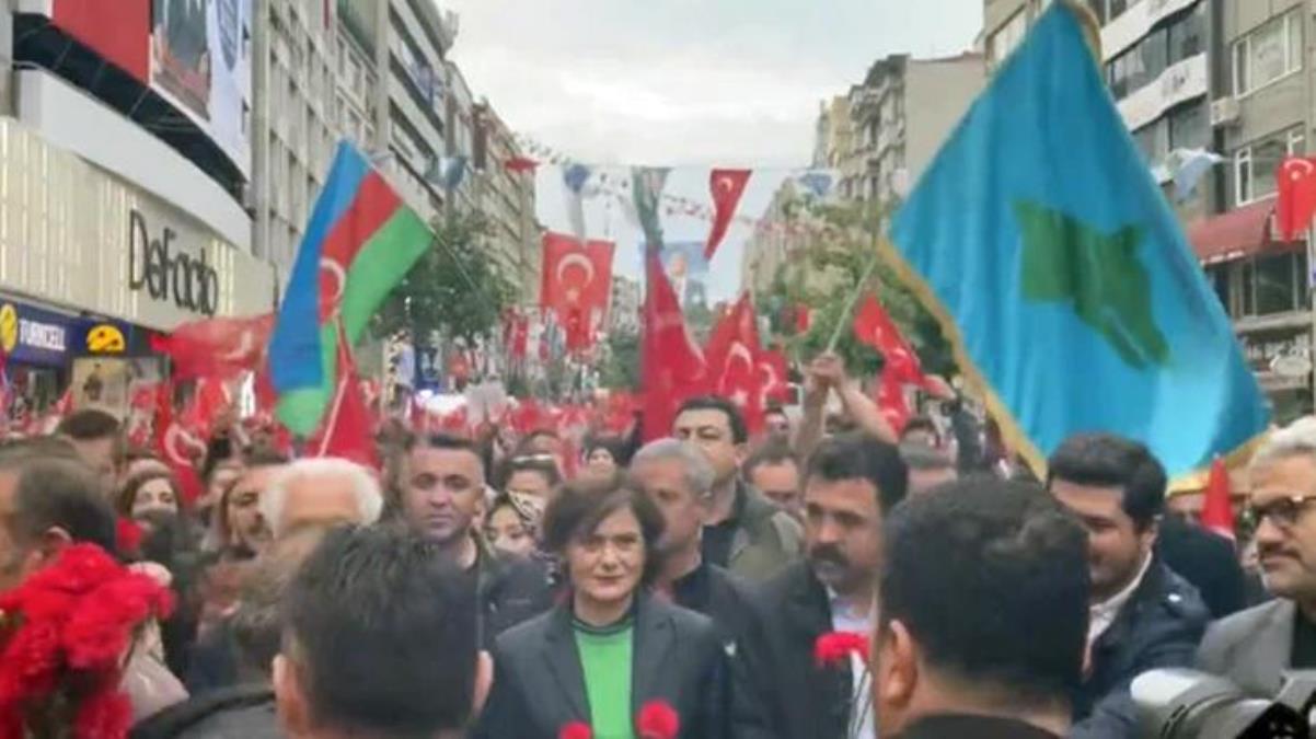 Kaftancıoğlu ülkücü kümenin yürüyüşüne katıldı, Bakan Soylu'dan yorum gecikmedi: Acınası işler
