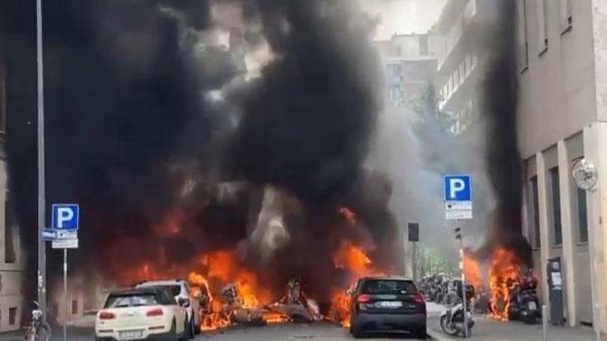 Milano'da şiddetli patlama! 4 kişi yaralandı, bölgeye çok sayıda grup sevk edildi