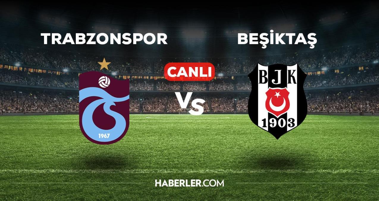 Trabzonspor Beşiktaş maçı CANLI izle! TS BJK maçı canlı yayın izle! Trabzonspor Beşiktaş nereden, nasıl izlenir? 16 Nisan BJK maçı canlı izle!