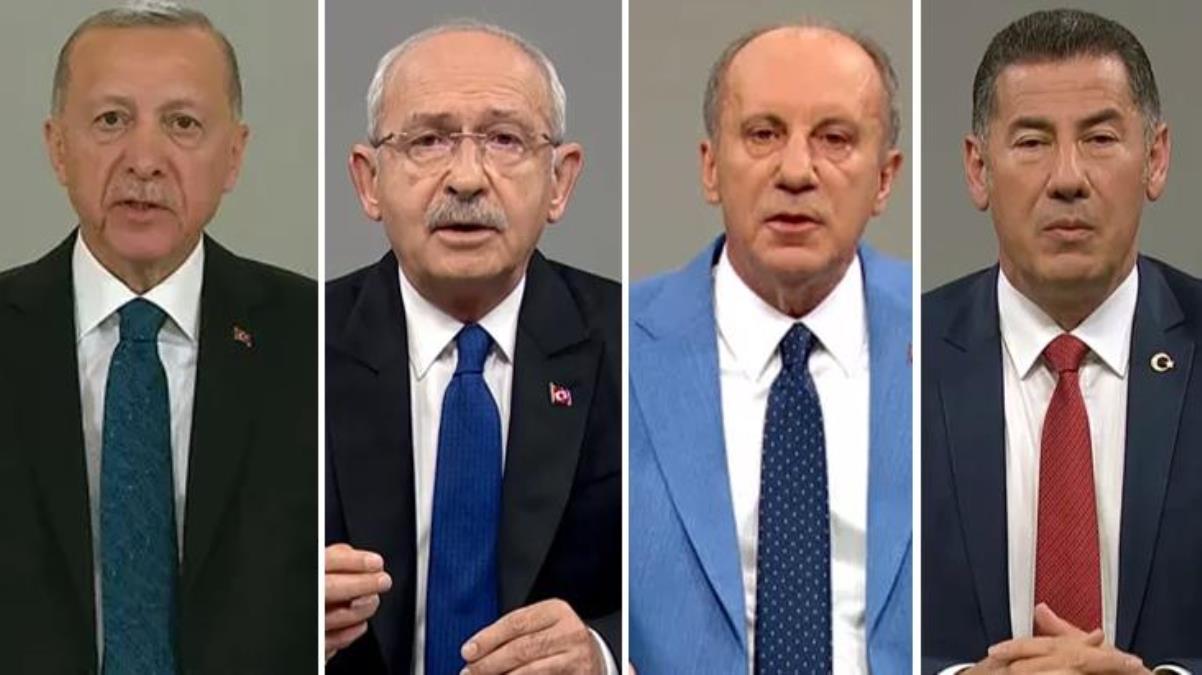 TRT ekranlarında birinci propagandasını yaptılar! İşte cumhurbaşkanı adaylarının bildirileri