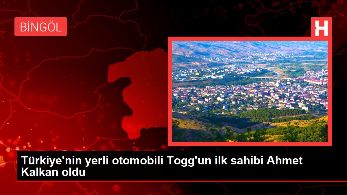 Türkiye'nin yerli arabası Togg'un birinci sahibi Ahmet Kalkan oldu