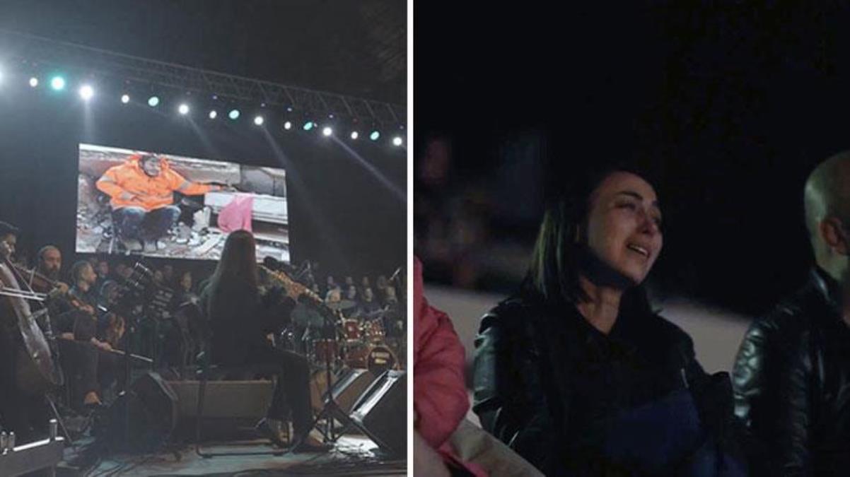 Zelzelede 7 üyesini kaybeden Antakya Medeniyetler Korosu, depremzedeler için düzenlenen konserde herkesi ağlattı