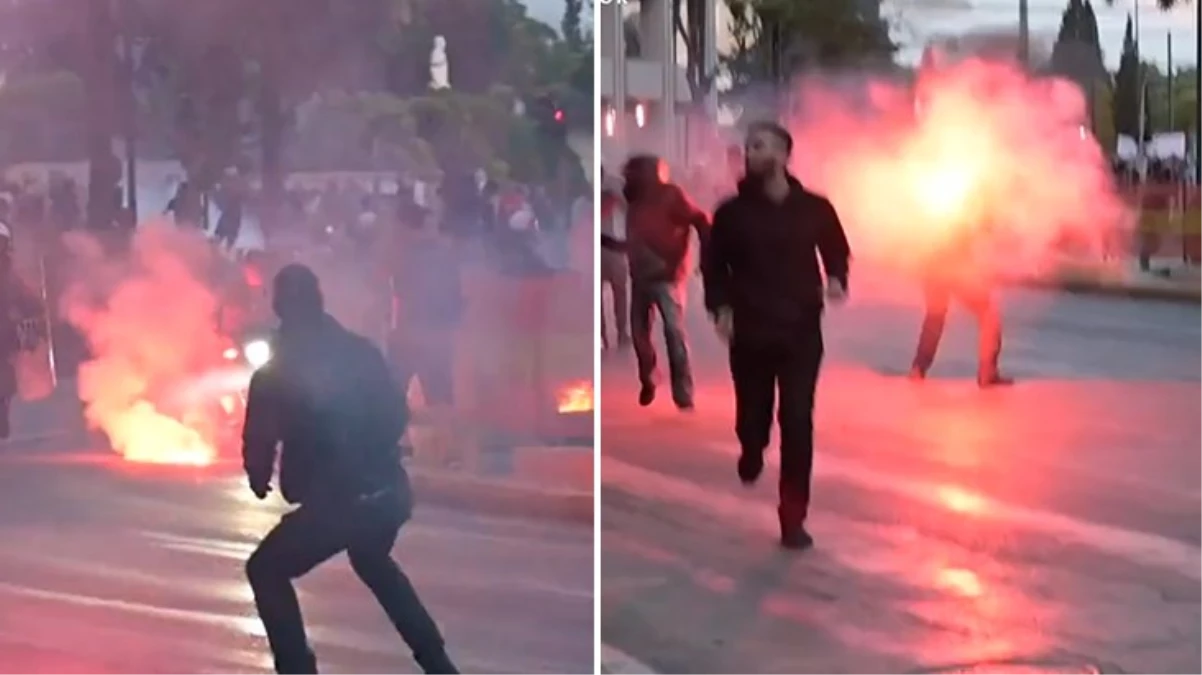 78 mülteciyi mevte iten Yunanistan'da sokaklar karıştı! Göstericiler polisle çatıştı